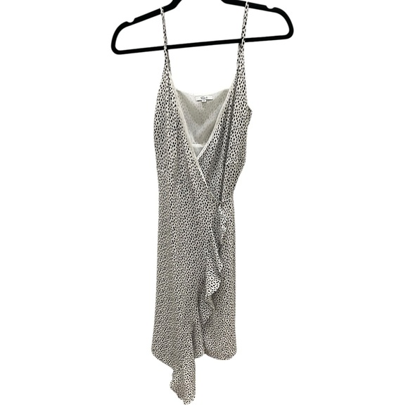 Rails “Iris” Black & White Polka Dot Wrap Midi Dress | XS - Picture 3 of 5
